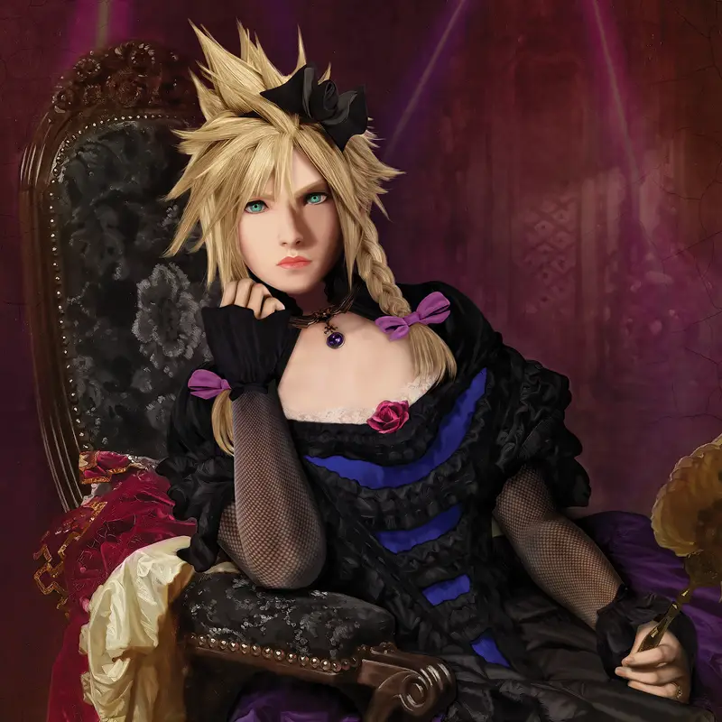 'Lady Cloud Strife, Flower of the Honey Bee Inn' by Haley Hylia (2021)