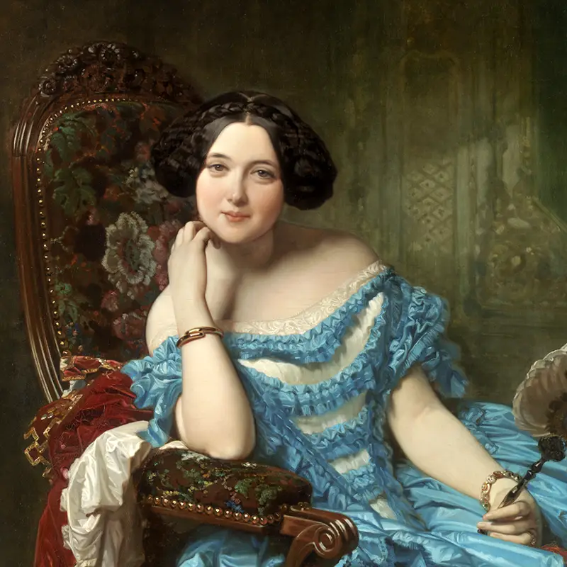 'Amalia de Llano y Dotres, condesa de Vilches' by Federico de Madrazo y Kuntz (1853)