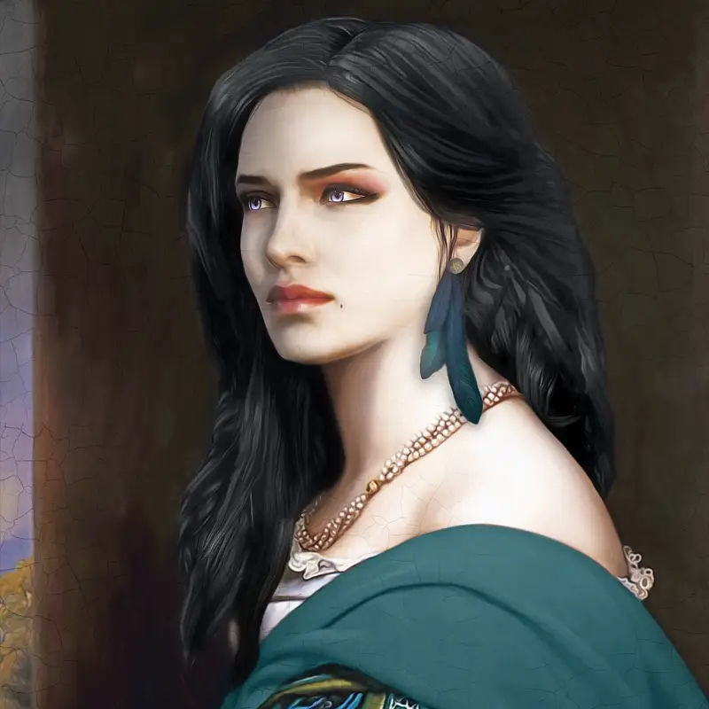 'Yennefer, the Lady of Vengerberg' by Haley Hylia (2019)