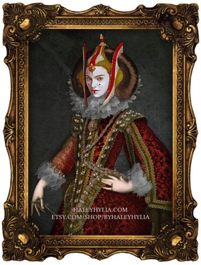 Queen Padme Amidala of Naboo from Star Wars: Episode I - The Phantom Menace La reina Padme Amidala de Naboo (Haley Hylia, 2021)