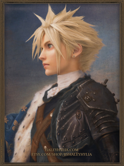 Cloud Strife from Final Fantasy VII Remake Conflit de Nuage, The Master of Nibelheim (Haley Hylia, 2019)