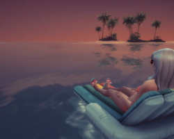 Nyeli took the time to enjoy her remaining days and just relax...and got satisfaction points for doing it! Nyeli took the time to enjoy her remaining days and just relax...and got satisfaction points for doing it! (Out with a Bang Challenge by haleyhylia.com)